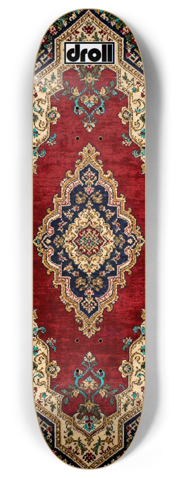 persian rug red 8 Inch Skateboard Deck