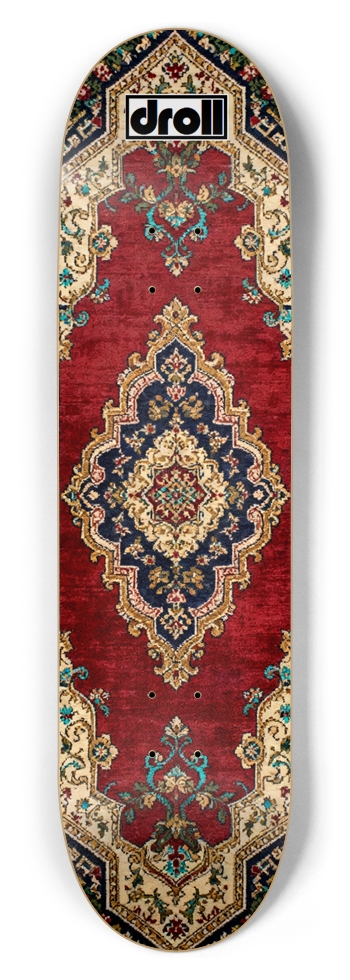 persian rug red 8-1/2 Skateboard Deck