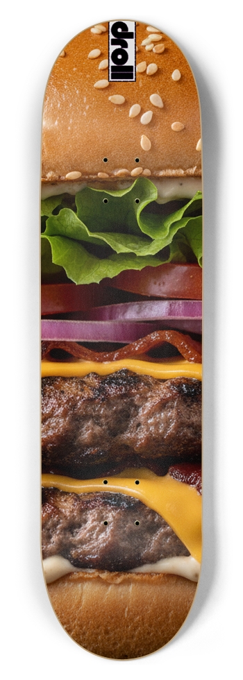 burger 8-1/2 Skateboard Deck