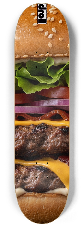 burger 8-1/4 Skateboard Deck