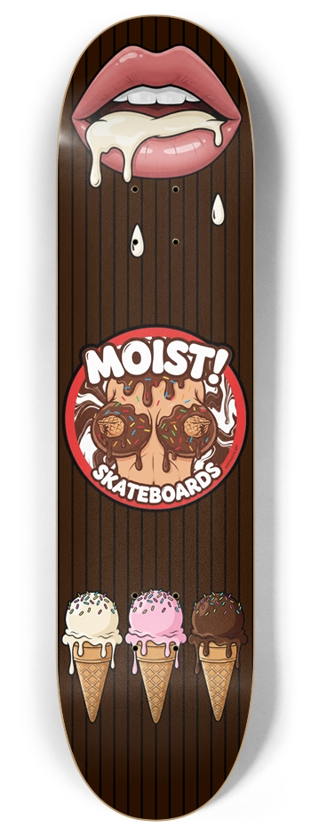 MOIST! Waffle Cones Skateboard