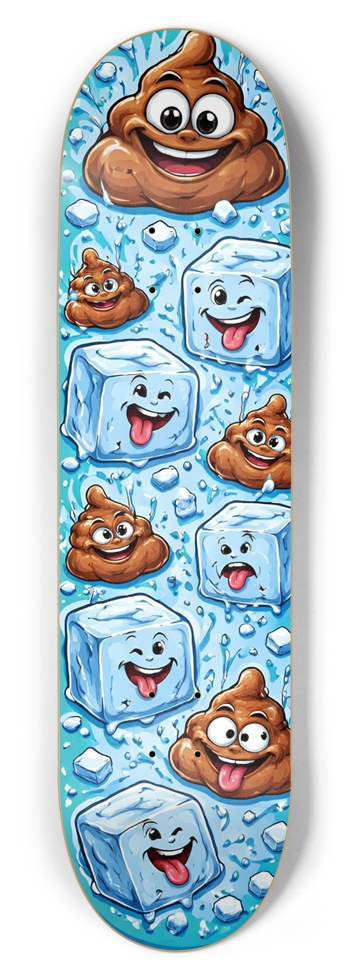 ICE IS SHIT DECK 8-1/2 Skateboard Deck