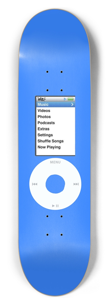 “Ripod”- Riot! 8-1/2 Skateboard Deck