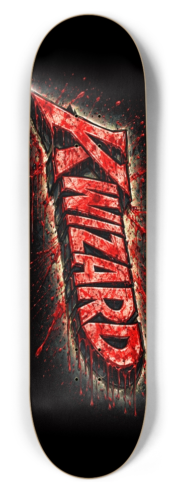 KWIZARD BLOOD by mathias 8-1/2 Skateboard Deck