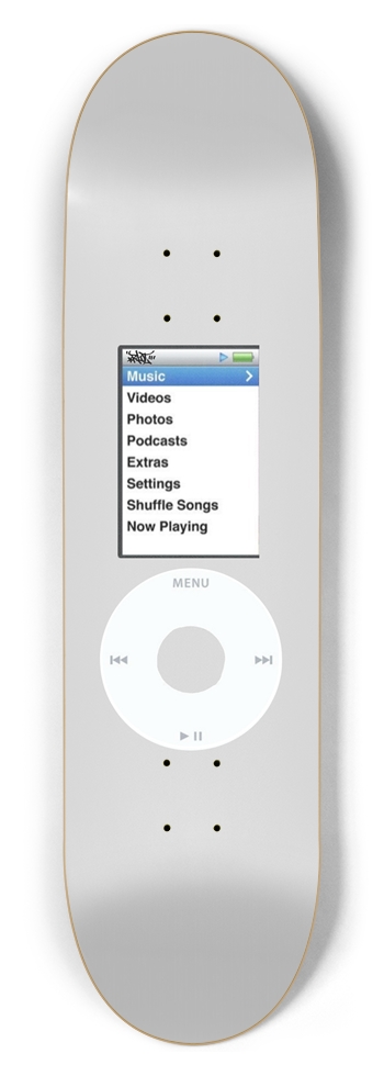 “Ripod”- Riot! 8-1/2 Skateboard Deck