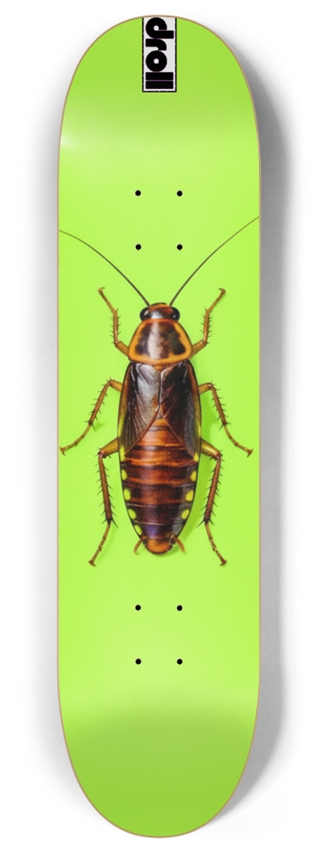 roach on neon green 8 Inch Skateboard Deck