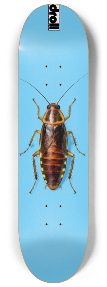 roach on sky blue 8-1/4 Skateboard Deck