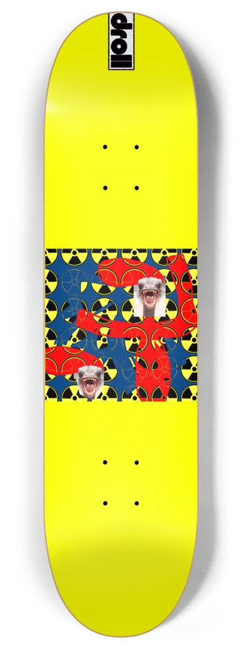 biohazard ostrich bright yellow