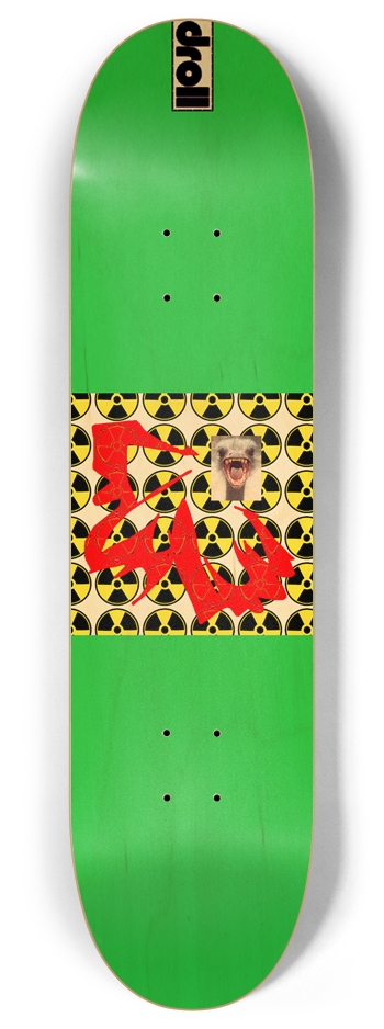 biohazard ostrich slime green