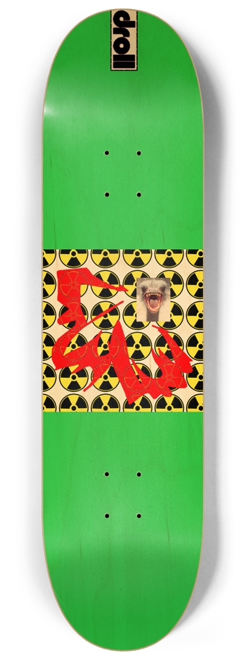 biohazard ostrich slime green