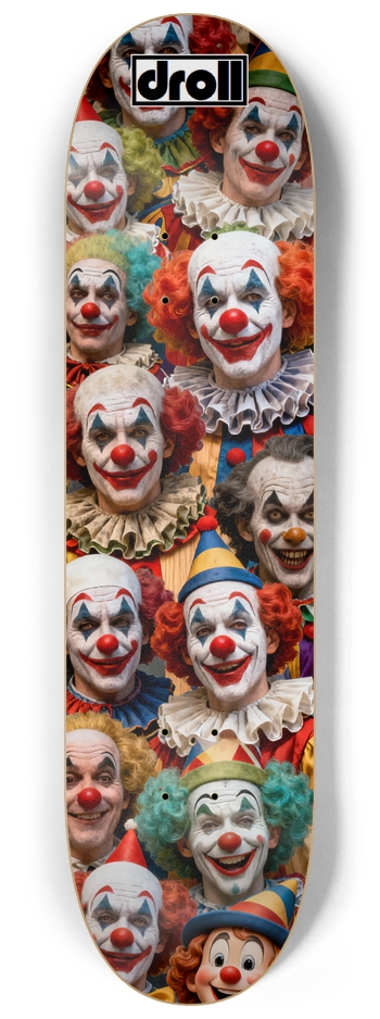 clowns 8-1/4 Skateboard Deck