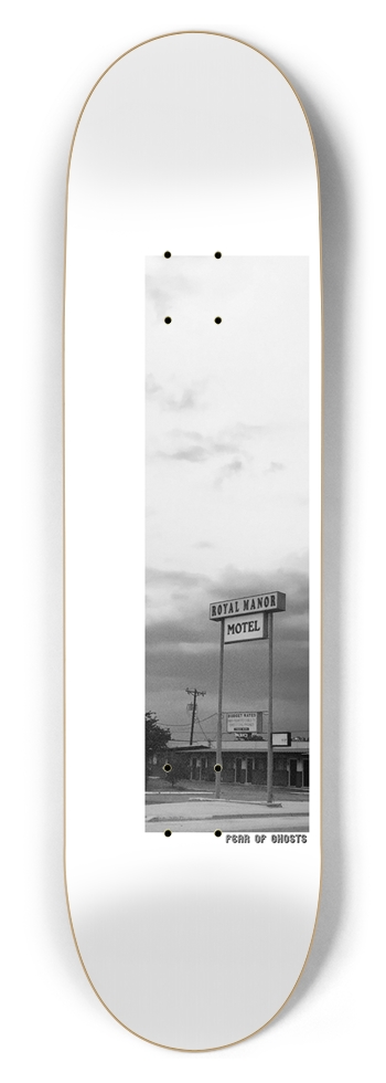 Royal Manor Motel Deck (White) 8-1/2 Skateboard Deck