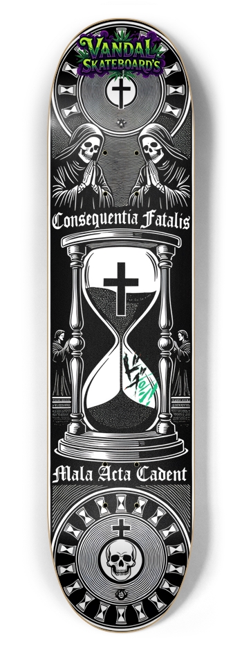The old country customs! 7-5/8 Skateboard Deck