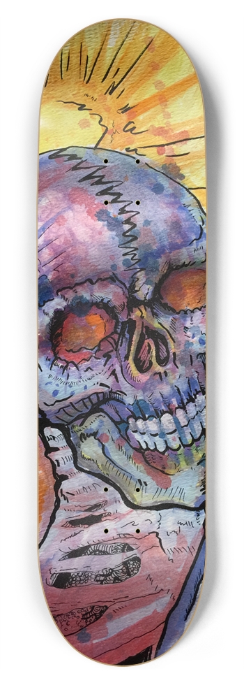 Holy skull 8-3/4 Inch Skateboard