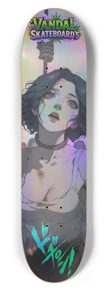 Guilty Waifu! 7-5/8 Skateboard Deck