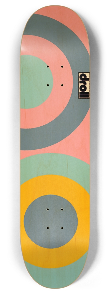 two circles IV 8 Inch Skateboard Deck