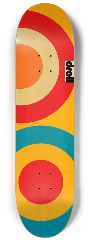 two circles IX 8-1/4 Skateboard Deck