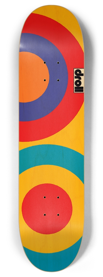 two circles VII 8 Inch Skateboard Deck