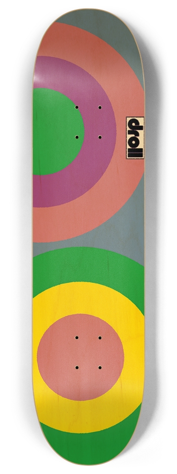 two circles XI 8 Inch Skateboard Deck
