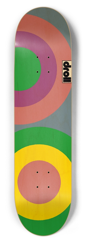 two circles XI 8-1/2 Skateboard Deck