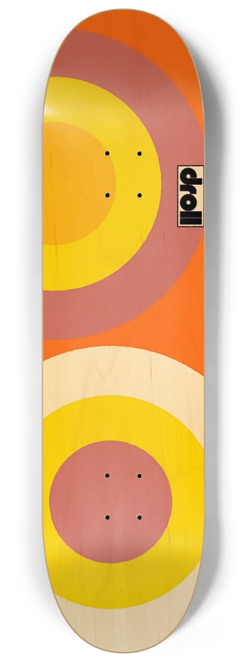 two circles XIII 8-1/4 Skateboard Deck