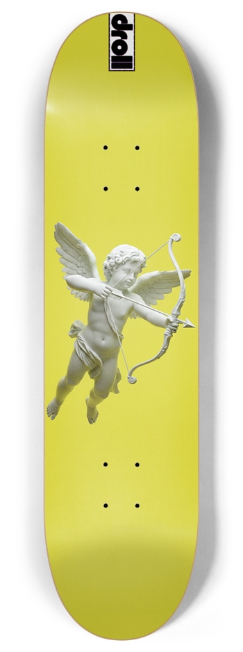 cupid yellow 8 Inch Skateboard Deck