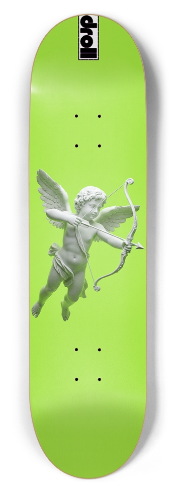cupid neon green 8-1/2 Skateboard Deck
