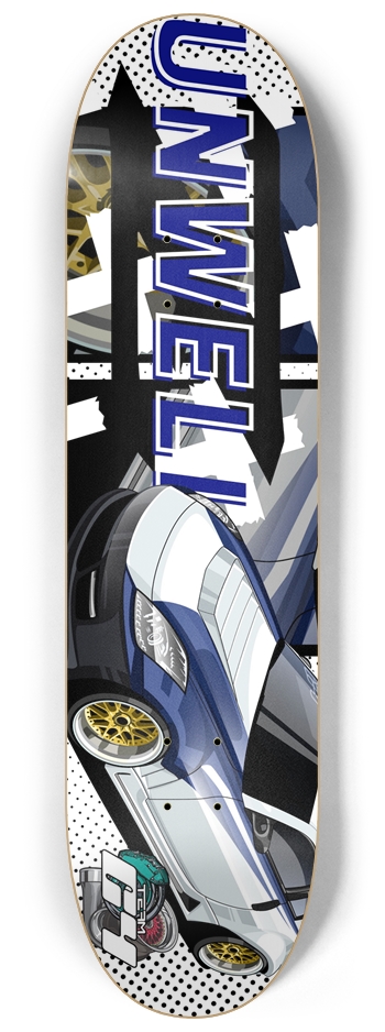 TeamC4 Edition Unwell Z 8-1/4 Skateboard Deck