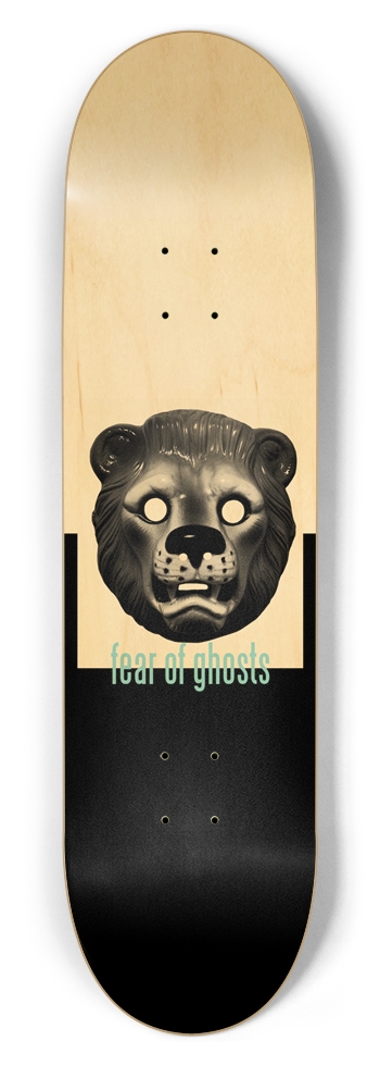 Halloween Mask Deck (Bear) 8-1/2 Skateboard Deck