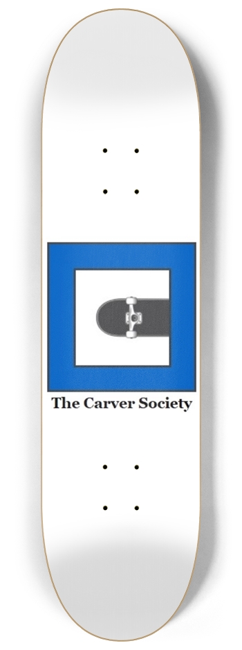 The Carver Society Skateboard White