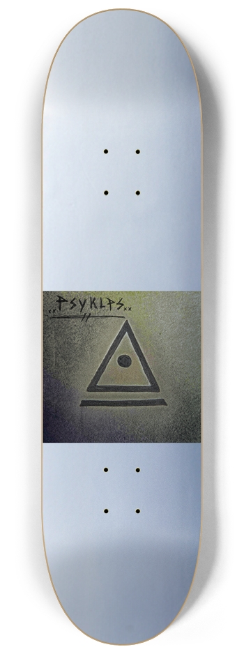 Psyklps symbol 8.25" 8-1/4 Skateboard Deck