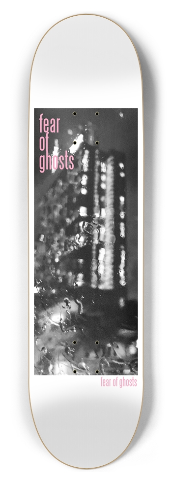 Skyscraper Deck (White) 8-1/2 Skateboard Deck