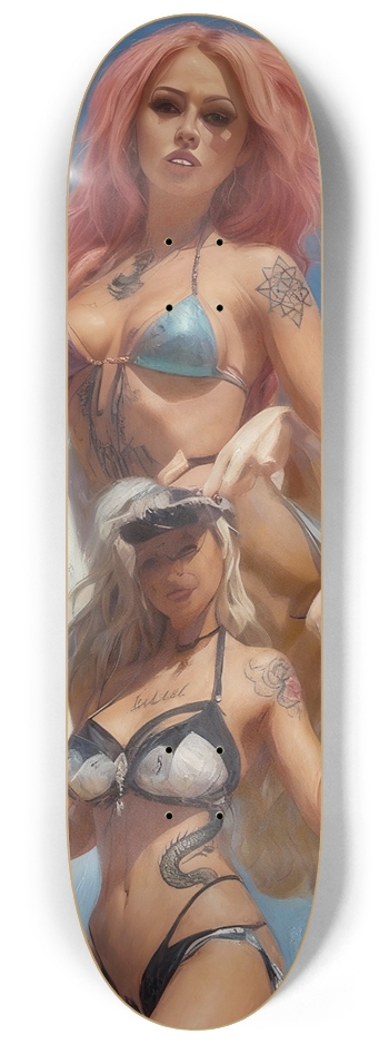 SS | COTTON CANDY BABY | Smiley Star Stake Deck 8-1/4 Skateboard Deck