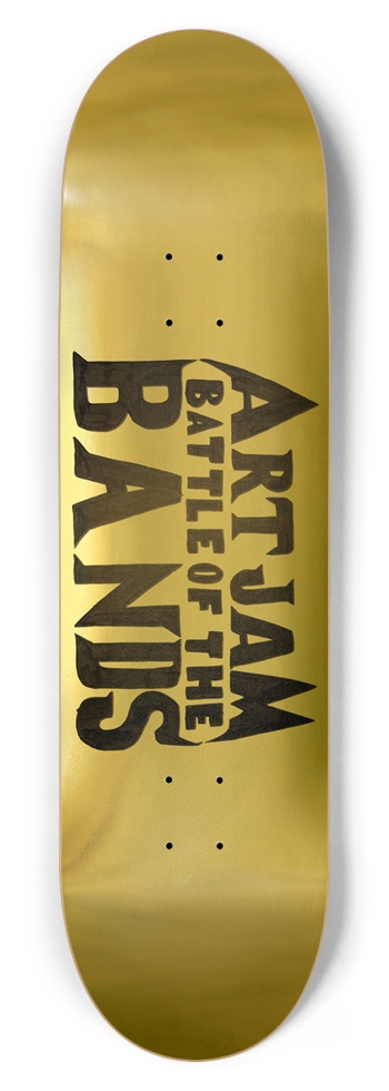 Art Jam Supporter Skateboard 8-3/4 Inch Skateboard