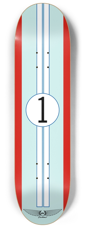 1966, 1015 MkII GT40 Livery 8-1/4 Skateboard Deck