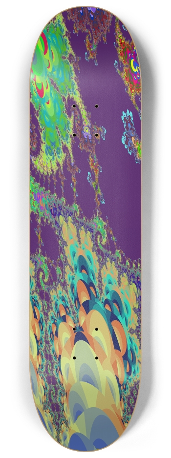Fractal #1581 #2 8-1/4 Skateboard Deck
