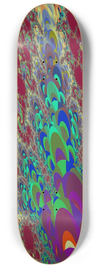 Fractal #1582 #3 8-1/4 Skateboard Deck
