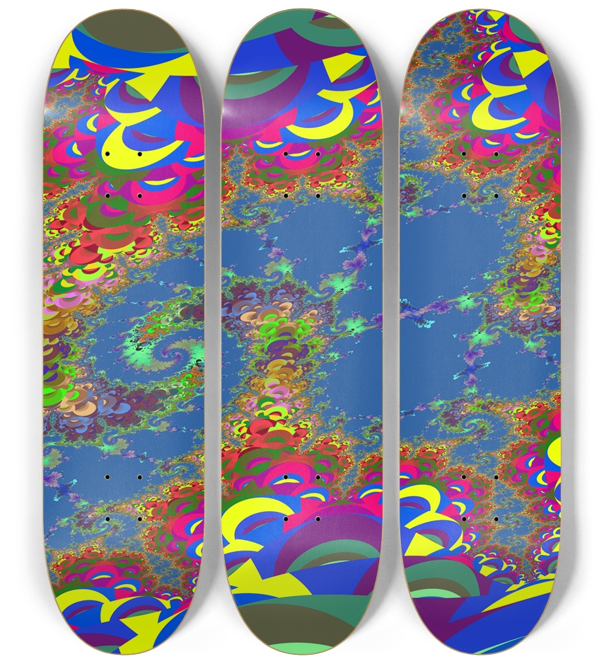 Fractal #1600 3 Deck Wall Series