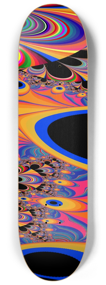 Fractal #1548 #2 8-1/4 Skateboard Deck