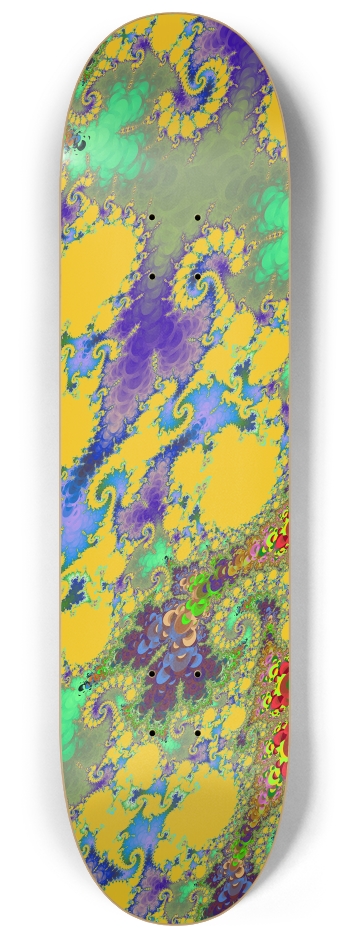 Fractal #1603 #1 8-1/4 Skateboard Deck