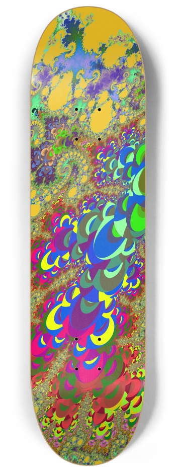 Fractal #1603 #2 8-1/4 Skateboard Deck
