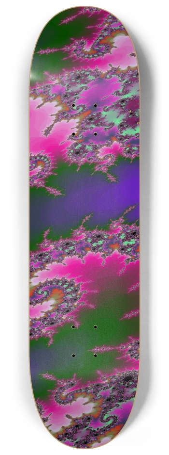 Fractal #1568 #2 8-1/4 Skateboard Deck