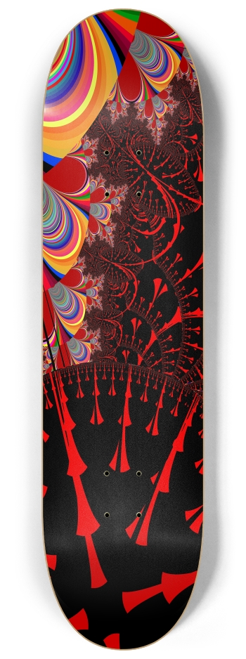 Fractal #1555 #2 8-1/4 Skateboard Deck