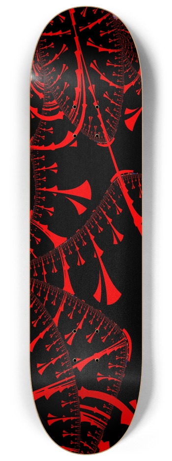 Fractal #1555 #3 8-1/4 Skateboard Deck