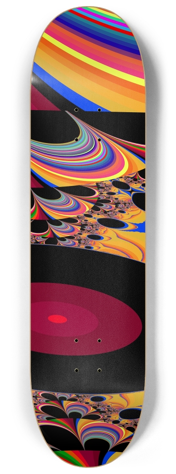 Fractal #1549 #2 8-1/4 Skateboard Deck