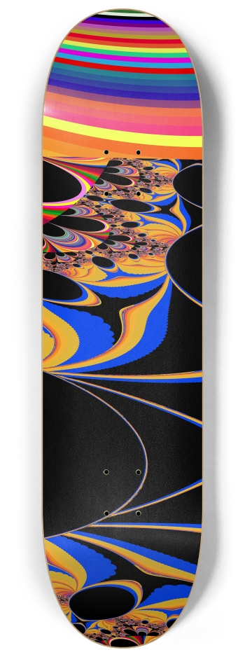 Fractal #1549 #3 8-1/4 Skateboard Deck