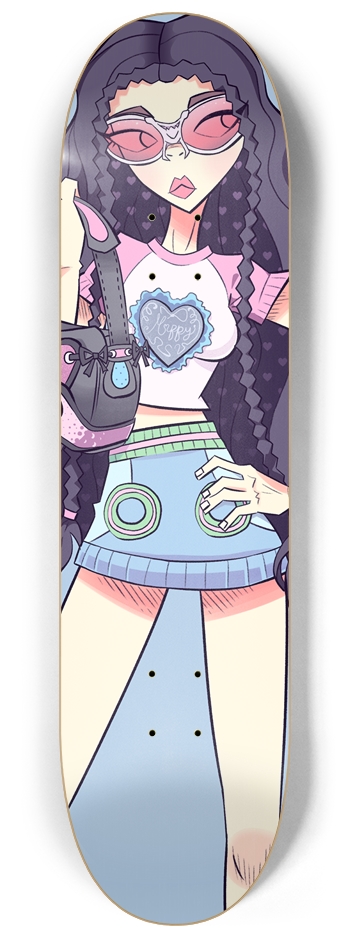 Happy Doll 8-1/4 Skateboard Deck