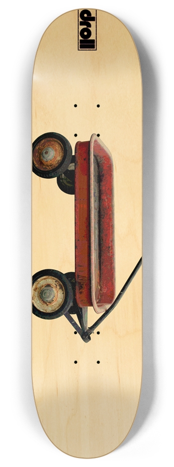 red wagon 8 Inch Skateboard Deck