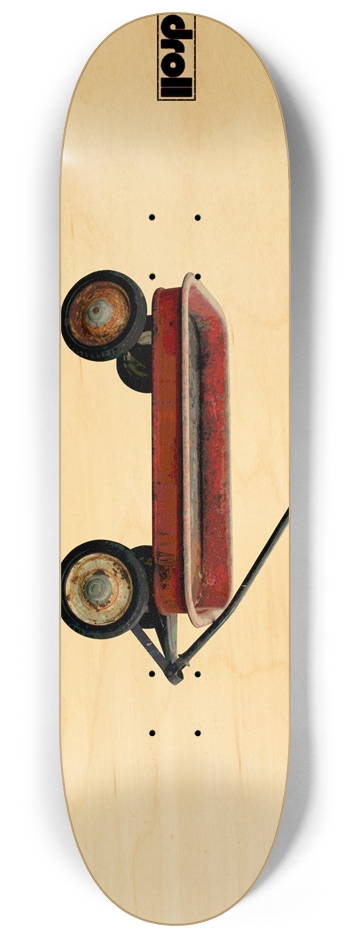 red wagon 8-1/4 Skateboard Deck