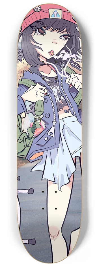 Trampoline Girl 8-1/4 Skateboard Deck